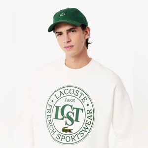 Lacoste LCST French Sportswear Crewneck Sweatshirt (Size M)